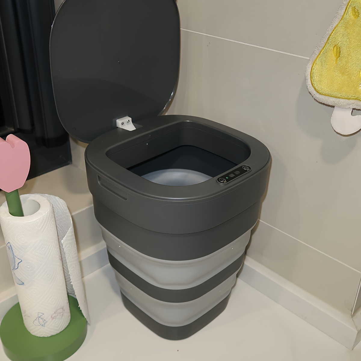 smart touchless sensor trash bin gift for birthday easter boy girlfriend details 2