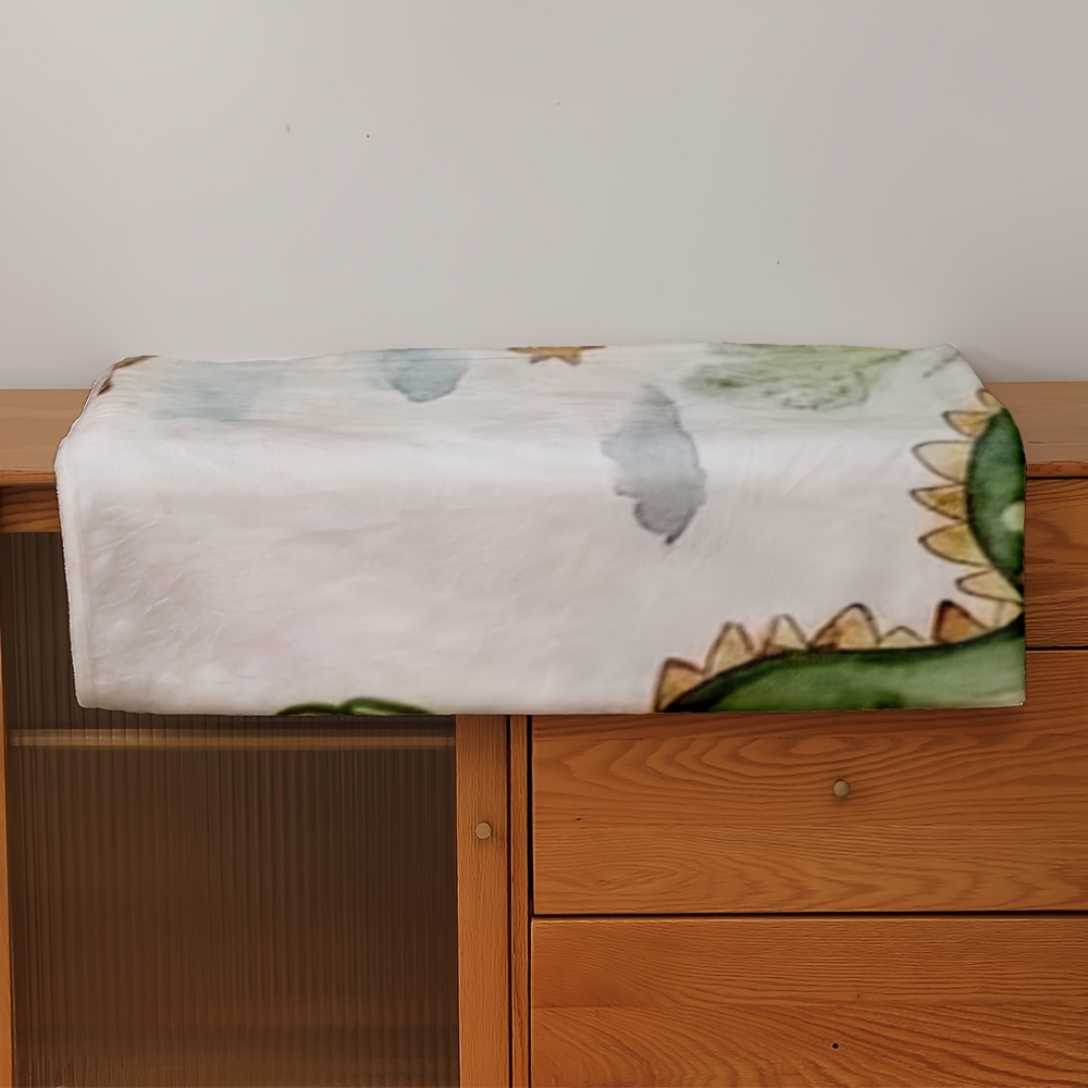 Personalized Dinosaur Blanket with Custom Name