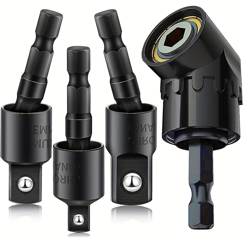 A 31pcs Universal Tool Set That Includes a Flexible Shaft, Quick-Change Adapter, Impact Wrench Socket Adapter, Right-Angle Screwdriver Bit Holder, Magic Socket, And Extension Bar - a Chromium-Vanadium Steel Uncharged Tool Kit.