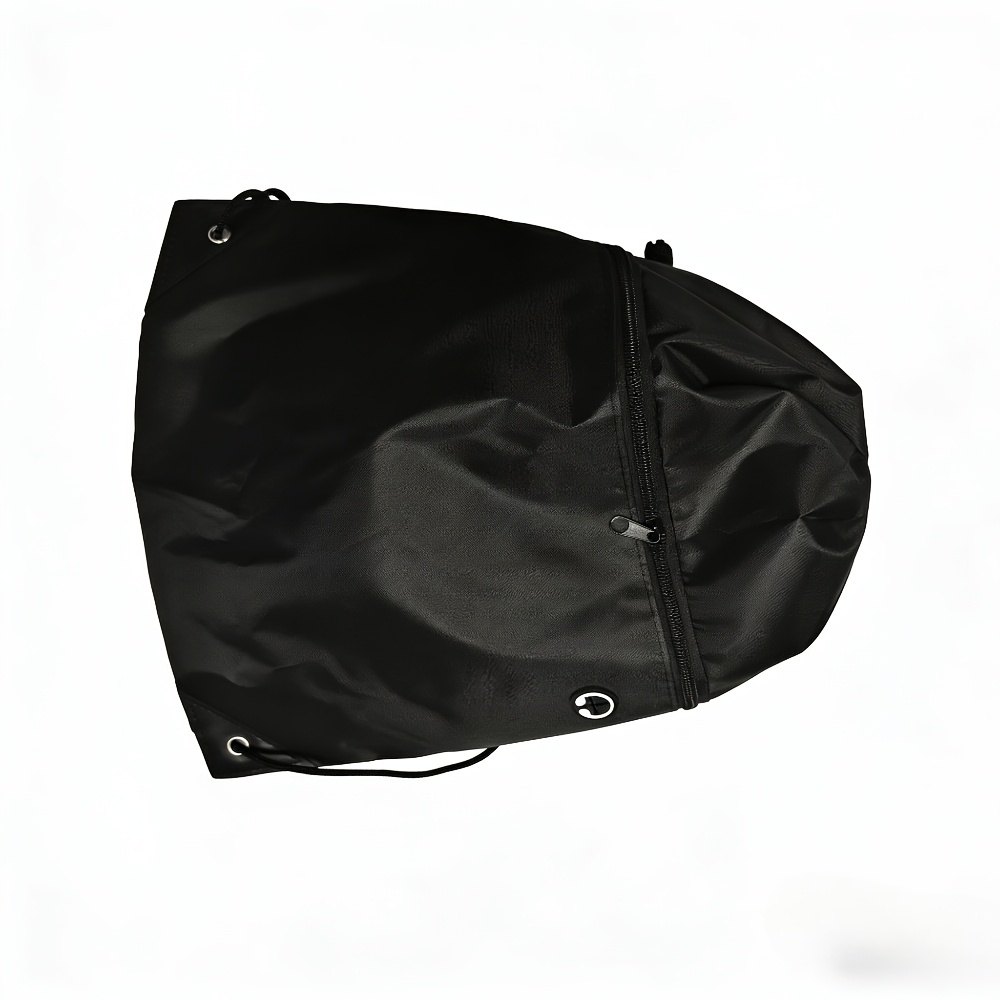 TEMU 1pc Drawstring Bag Large Capacity Backpack Outdoor Bag Toiletry Bag. The Headphone Jack Is A Random Color.