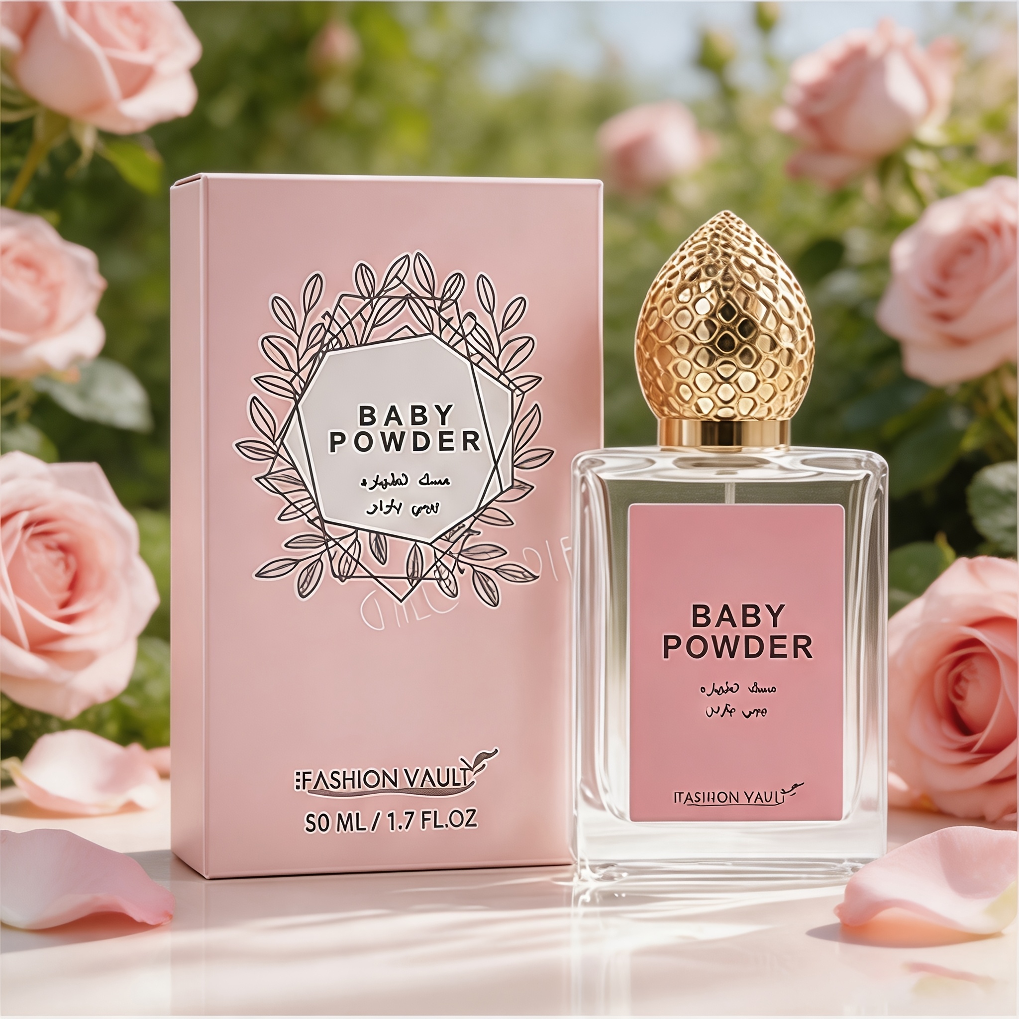 TEMU 50ml Women' Perfume, With The Fragrance Of Powder, Vanilla, A Cute And Gentle Scent, Long-lasting Fragrance. This Unique Flavor Is An Gift For
