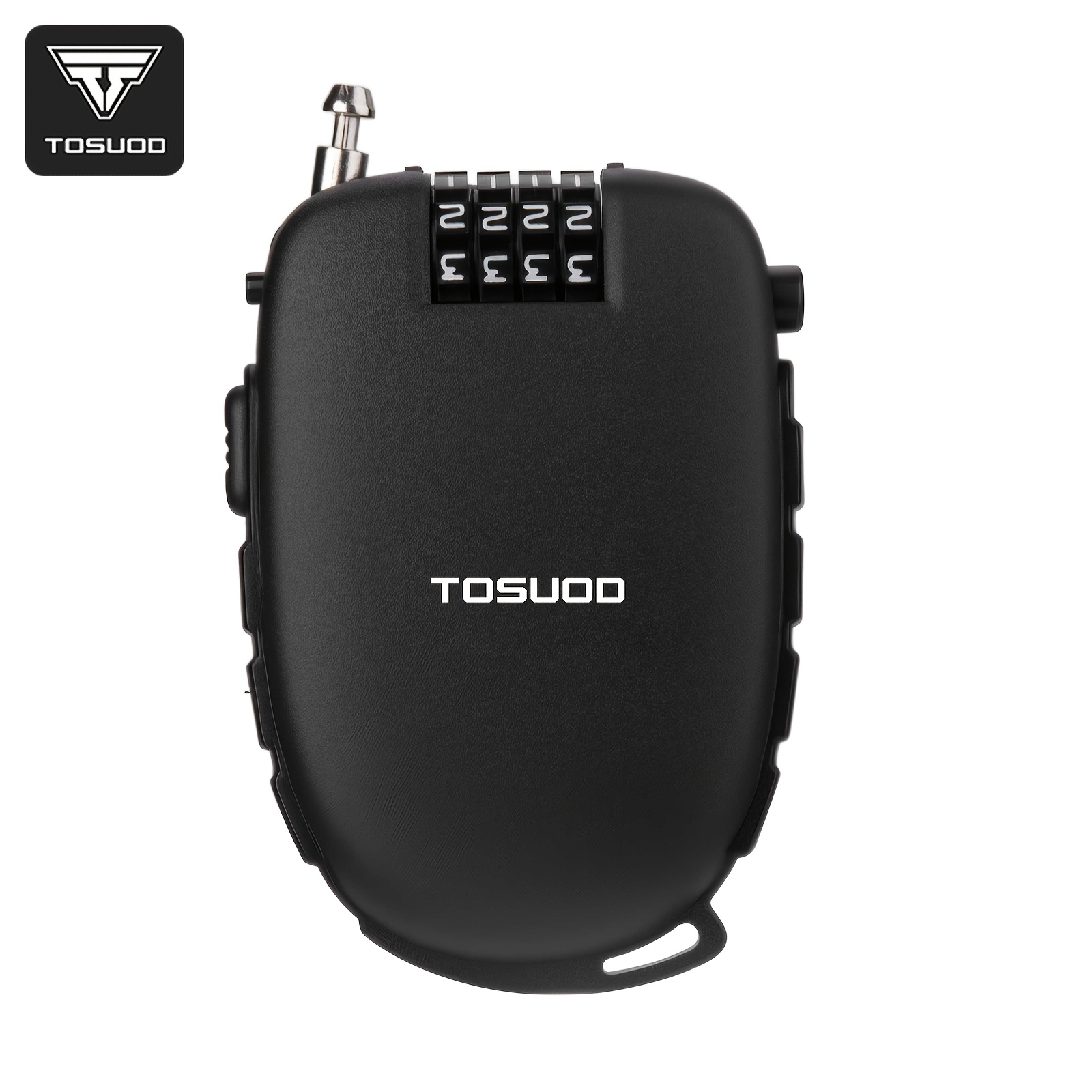 E-shop TOSUOD . Drahtseil-Helmverschluss, einziehbares Zahlenschloss, Rucksackverschluss, Schrankschloss, kompakt und leicht, für Automobil-Elektronik,