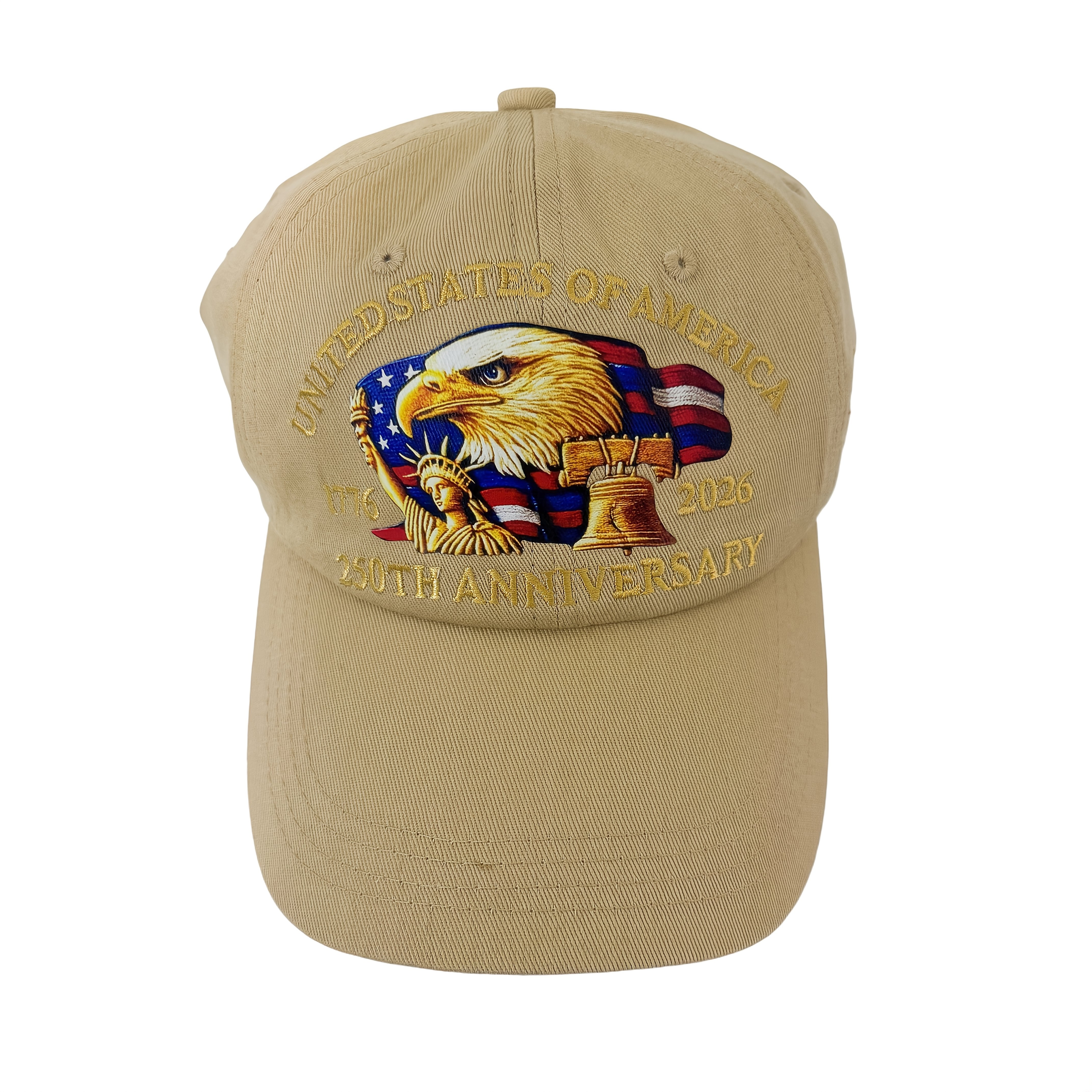 [Patriotic Eagle Cap] United States 250th Anniversary Eagle Patriotic Baseball Cap - Adjustable Snapback, Lightweight & Comfortable, 250th Birthday of America Design with Eagle & 1776-2026 Years, Unisex Commemorative Gift for Veterans, History Buffs, 4th of July, Thanksgiving, Valentine's Day - Ideal for Parades, Events & Casual Attire (Men & Women) - Machine Washable, Durable & Secure Fit