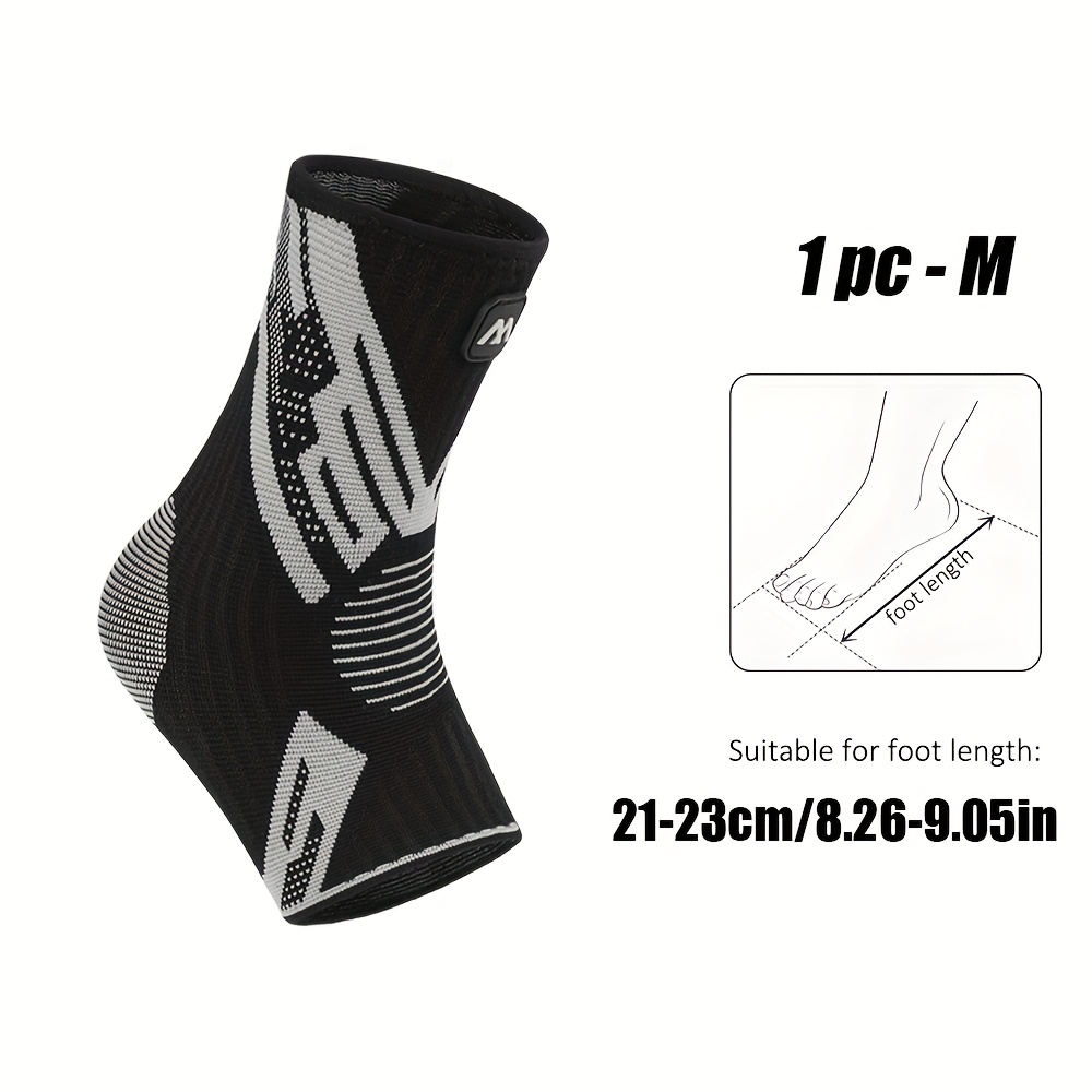 Image of 1pc Ankle Support Compression Sleeve, Male And Female Foot Support, Used Ankle Joints In Fitness And Sports Activities