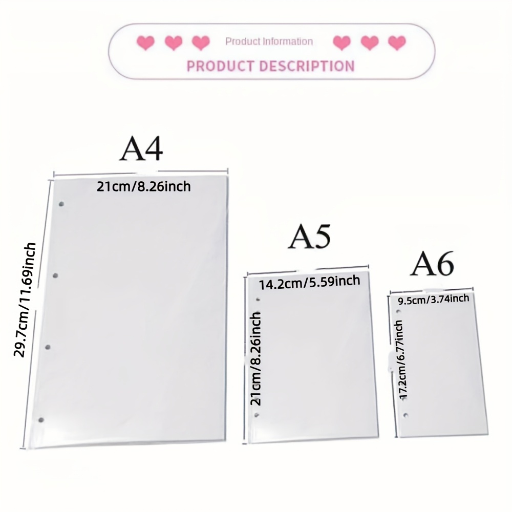 tamanhos de folhas de papel a4 a5 a6 40 folhas para Temu Brazil