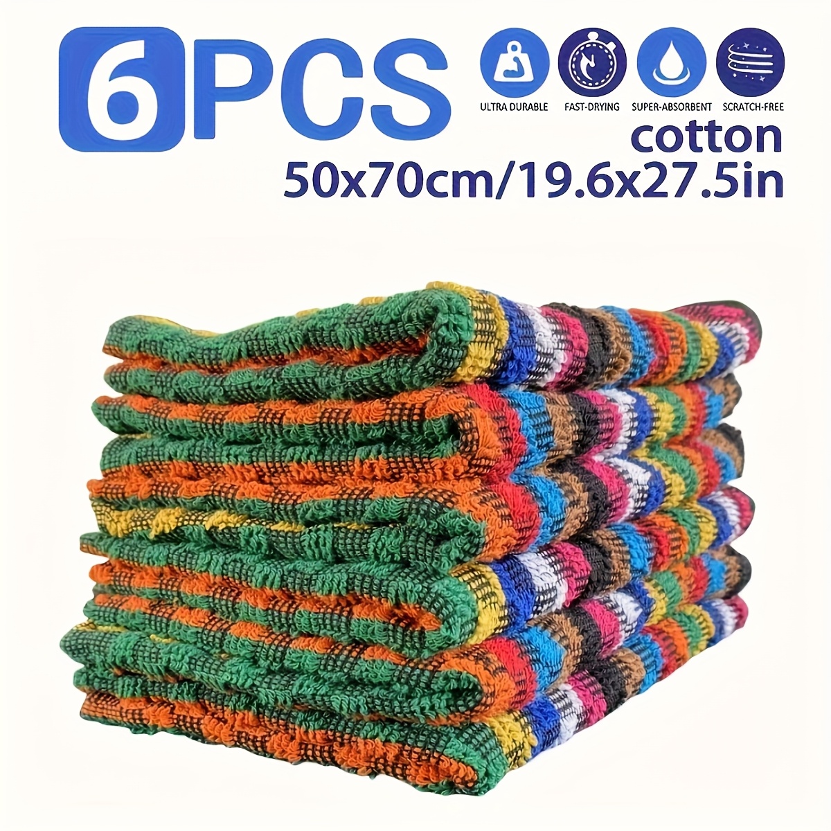 E-shop Eine Sammlung von sechs Küchentüchern, Größe 50*70 cm/19,6*27,5 Zoll, mit einem modernen und minimalistischen Design, vielseitig einsetzbar für