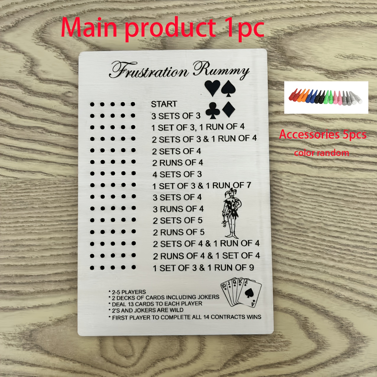 TEMU de Score en Bois pour Rummy de , Activité de Rassemblement , Scoreur de Soirée de Jeux. Cadeau de Fête, Cadeau pour de Jeux, Marqueur en Bois