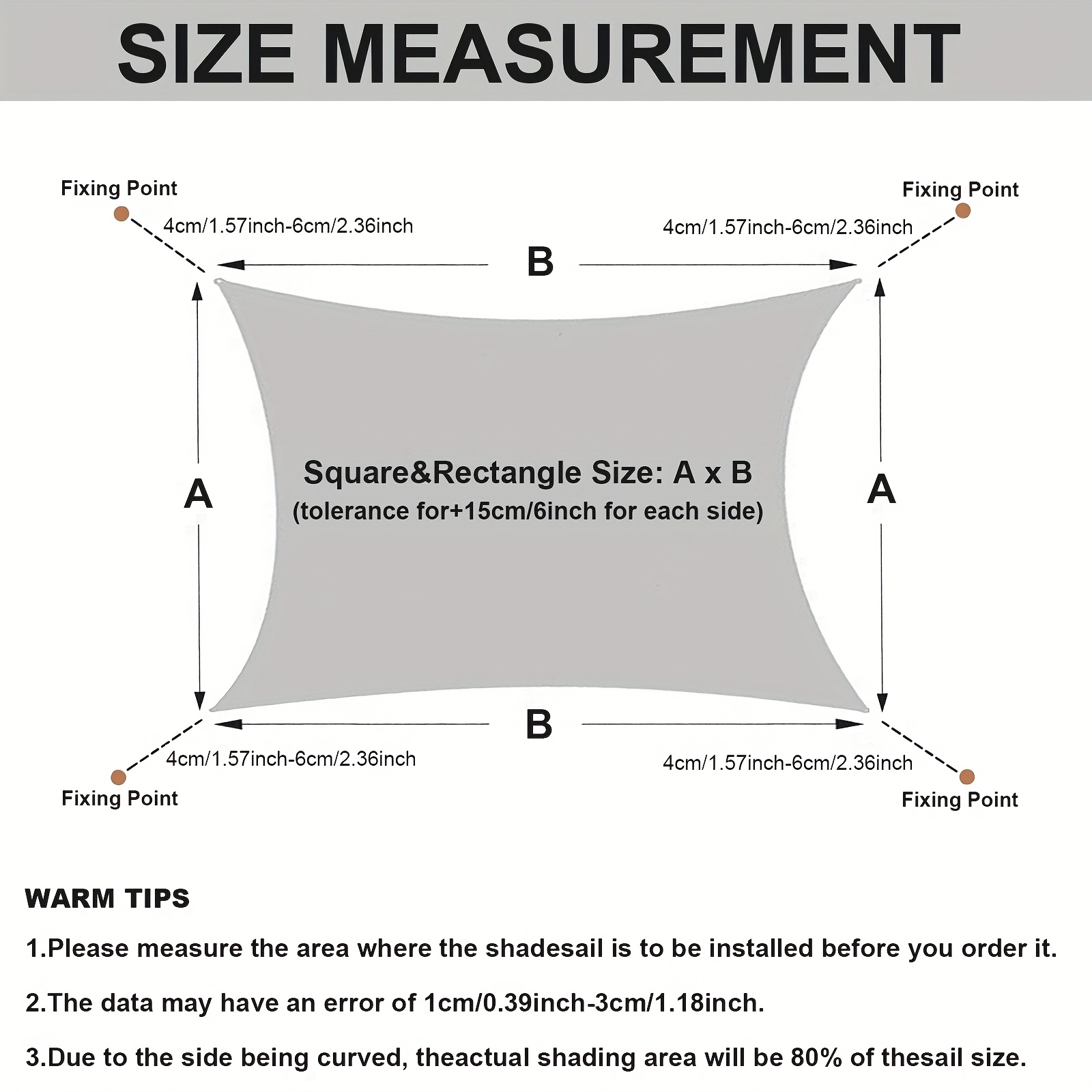 Sun Shade Sail, Garden Patio Canopy, Square-Rectangular Sky Curtain Awning - Suitable for Outdoor Courtyard, Lawn Backyard, Pool