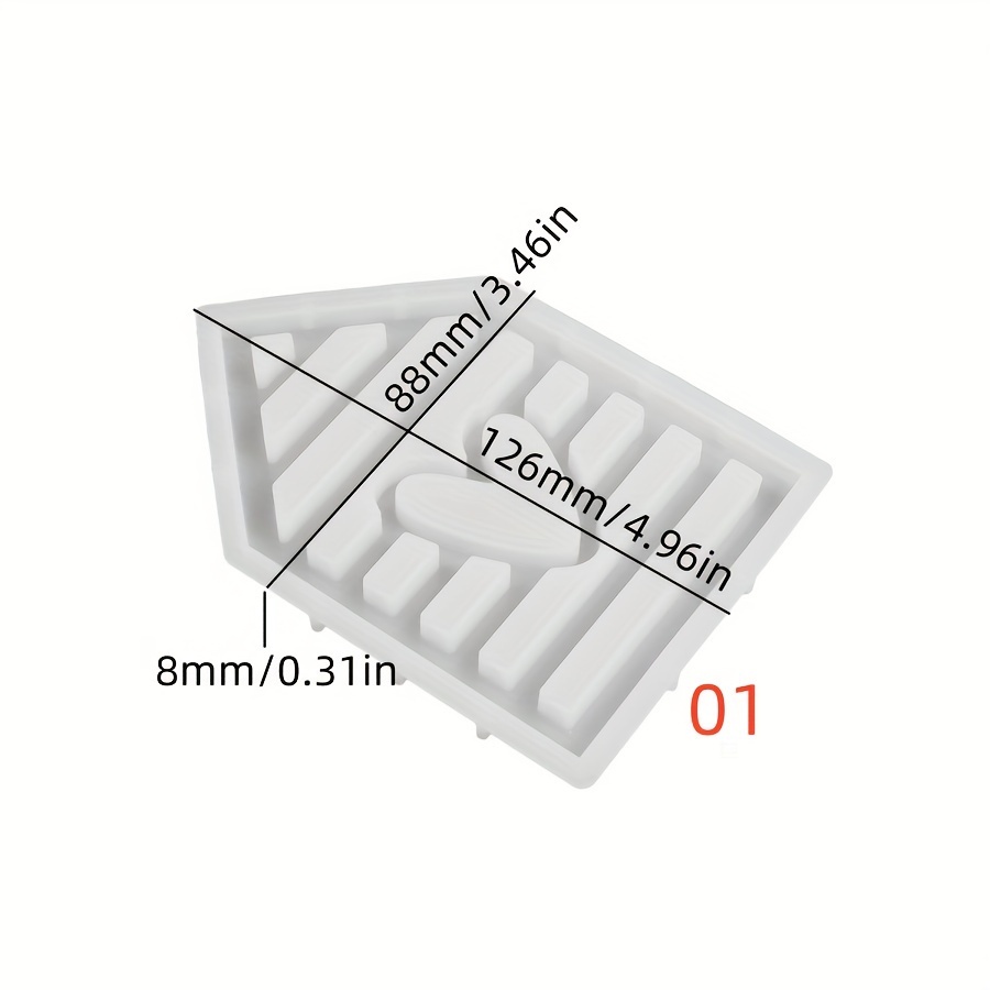 Image of 1 Set Of Molds For Diy , And Cutouts, Epoxy Moulds For Decor, Art, And Box Display
