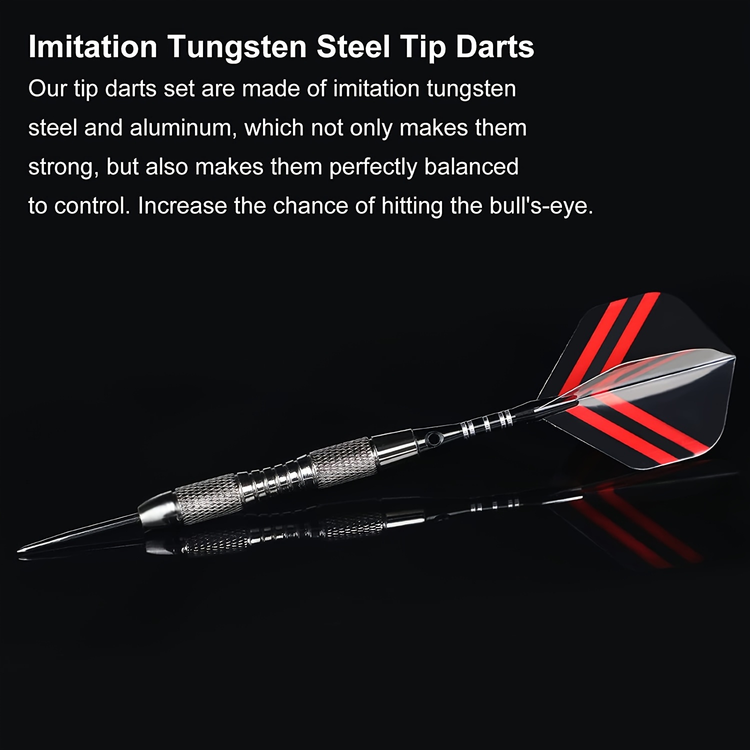 Professional 12pcs Dart Set with Hard Tip Tungsten Darts