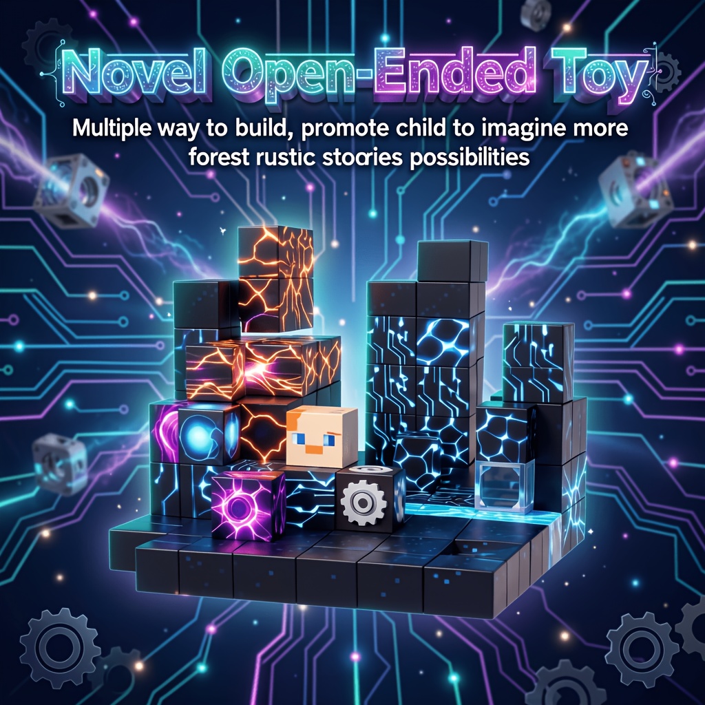100pcs Magnetic Building Cubes, 2cm 3D Cubes for Kids