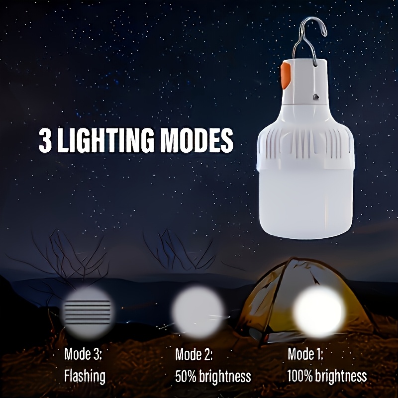 4pcs Rechargeable LED Camping Lantern