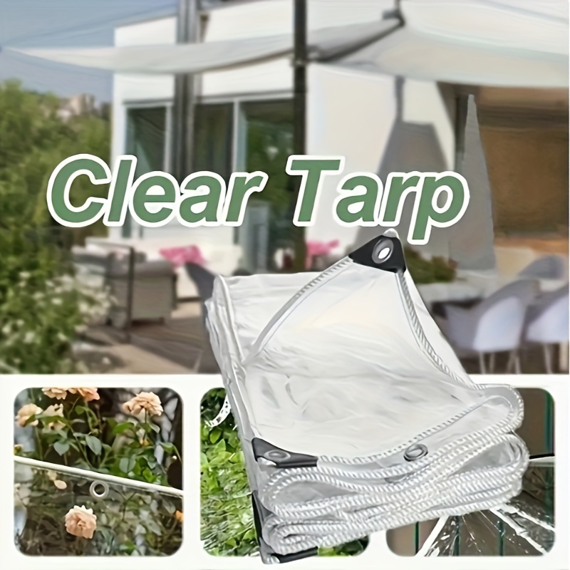 

Clear Tarps Reinforced , 20mil Thickened Tear Pvc Enclosure For ,