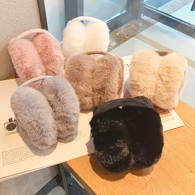 

Cozy Fleece Earmuffs For Women - Stretchable, Knit Winter With Plush Lining, Cycling & Outdoor Activities