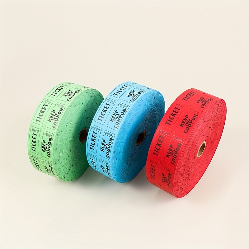 1000枚/ロール 2000枚の小さなシート イベントお祝い抽選機用紙