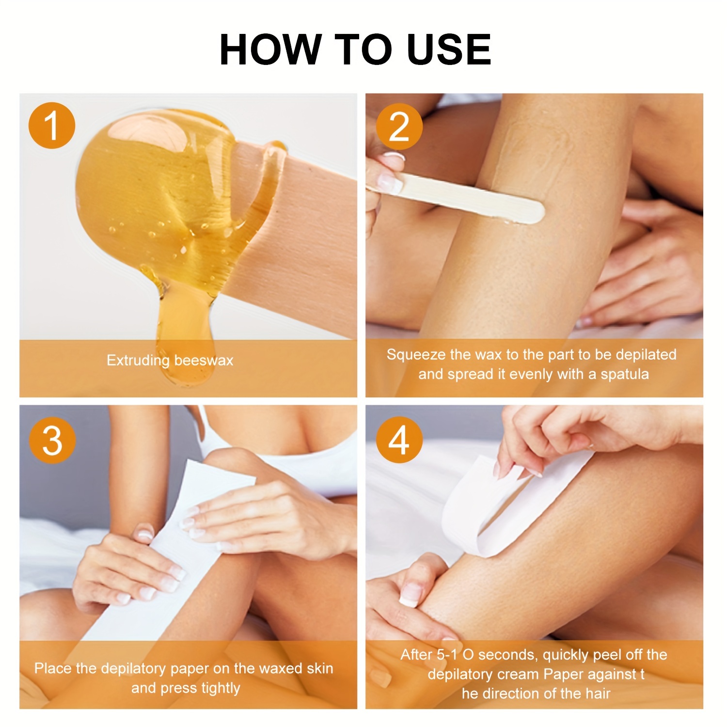 Honey Lemon Wax Natural Ingredients Efficient Hair Removal Temu