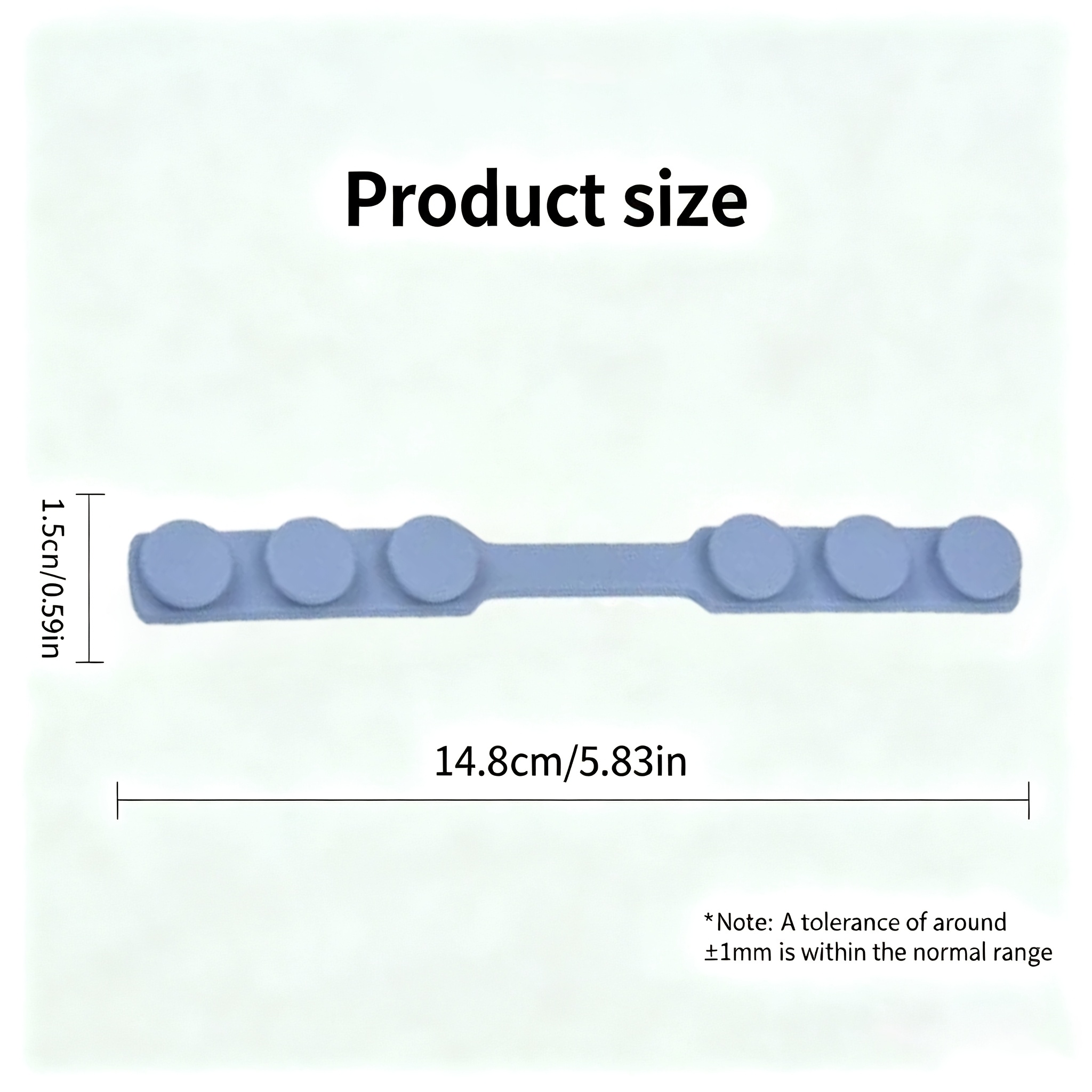 Silicone Mask Ear Loops for Adjustable Strap Length, Random Colors