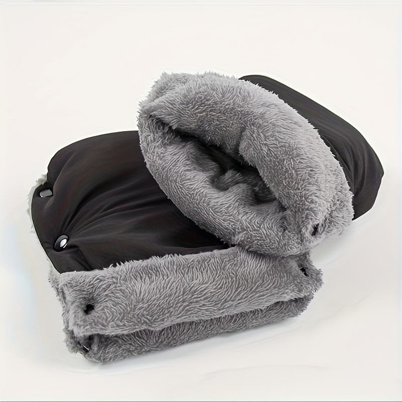 TEMU Strollers, Warm Gloves, Windproof Plush Strollers, Frost Protection With Thickened Velvet, Stroller For, Windproof Stroller Cover, Travel