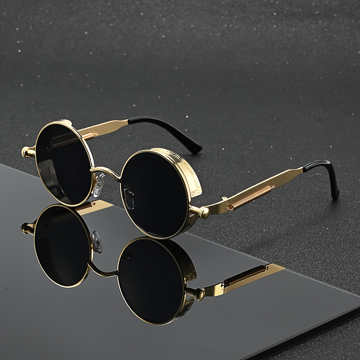 Unisex Trendy Round-Frame Y2K Retro Stylish Glasses Make a Great Back-To-School Gift, Perfect for Halloween, Christmas, Easter, Valentine'S Day, Independence Day, Thanksgiving, And New Year