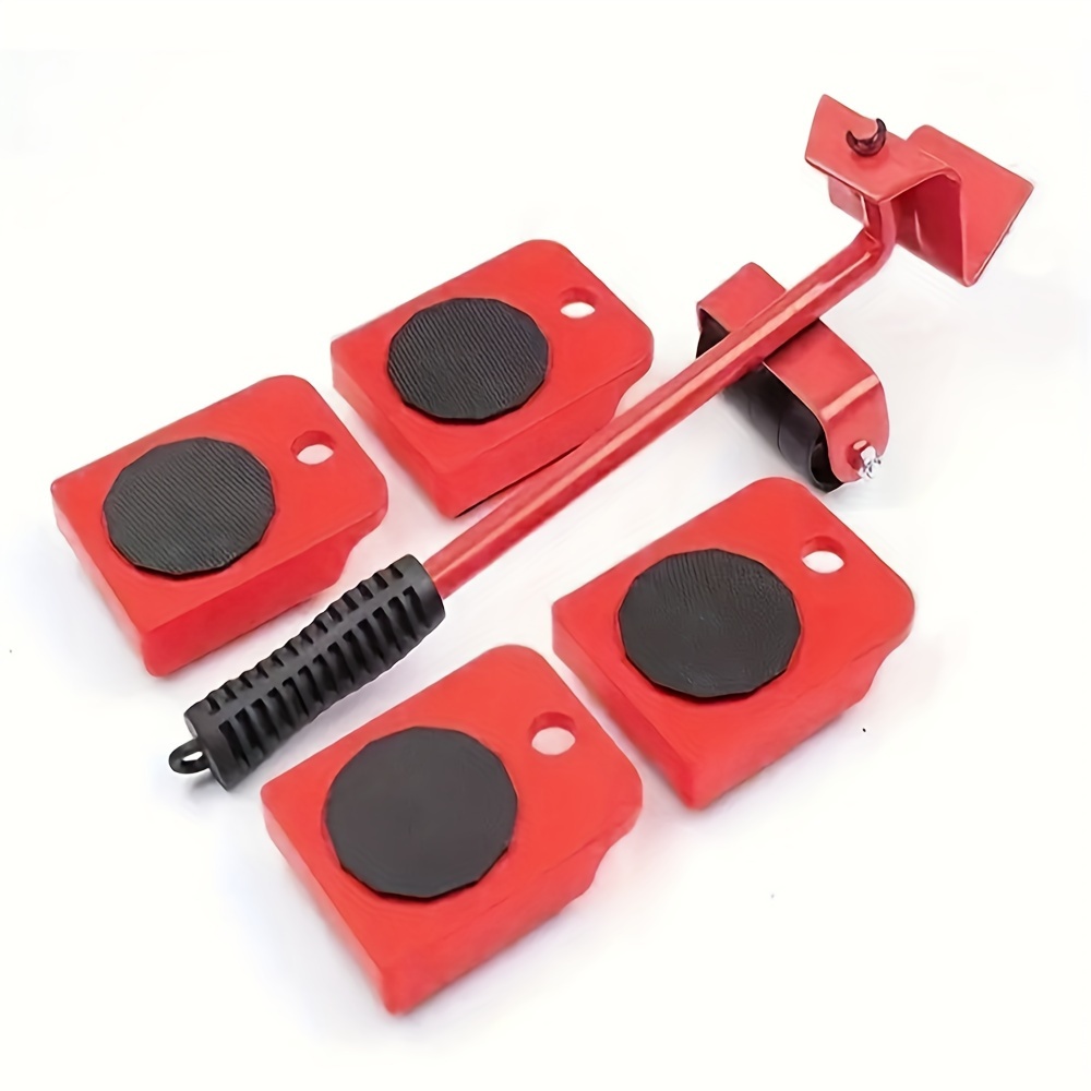 TEMU 1 Set Furniture Sliding Tool Kit - Portable Moving Tool With Rollers - Moving Heavy Items Easier, Ideal For Furniture, Washing Machines, Sofas,