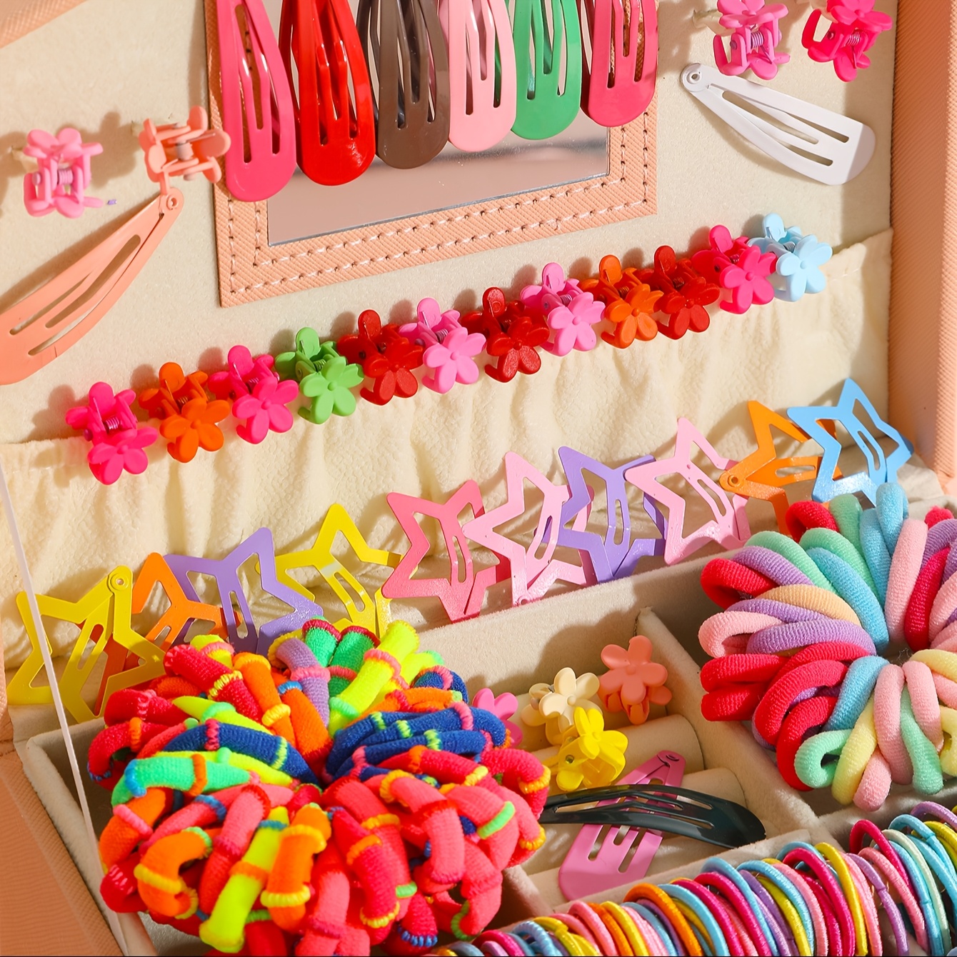 1000pcs cute dopamine fashion womens elastic colorful hair - Temu