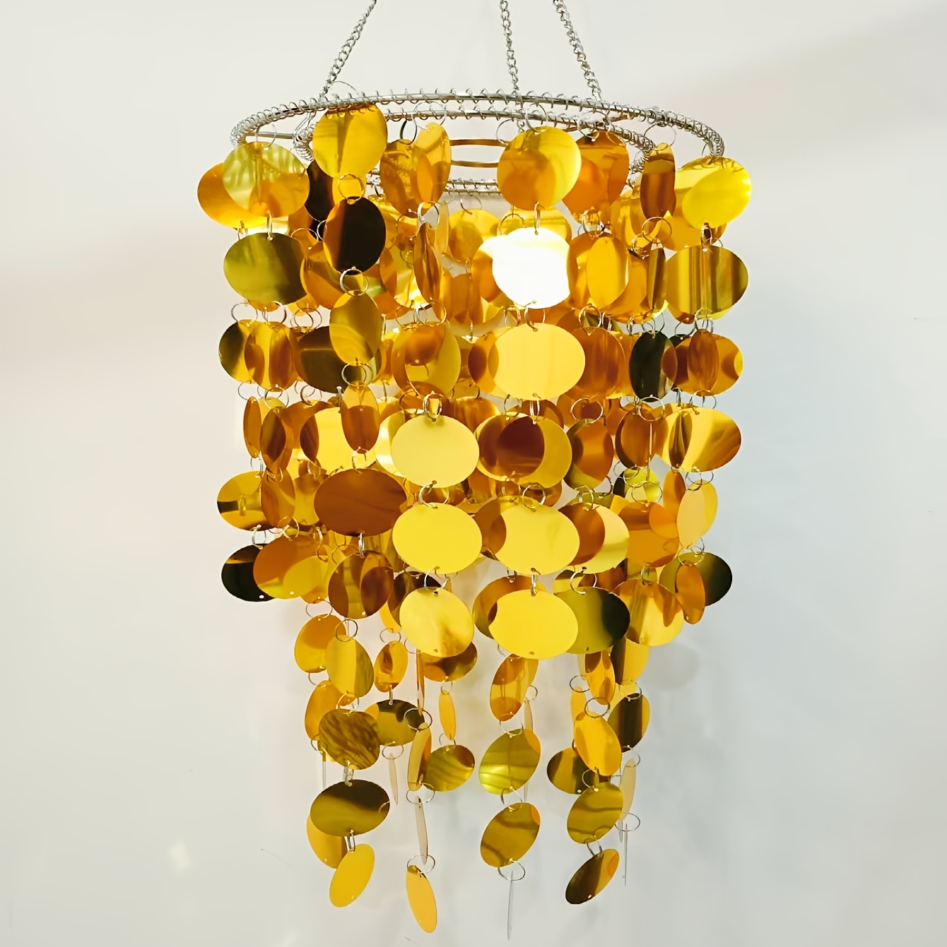 vectolum chandelier with colorful   no wiring required ideal for birthday bachelor party decorations versatile   for valentines day graduation events   vibrant chandelier plastic construction details 1