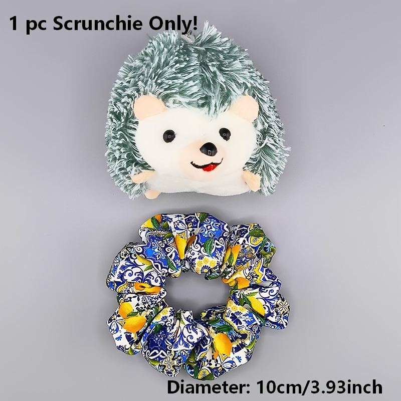 TEMU 1 Stylish Scrunchie, A High-elasticity And Durable Hair Tie, A Fashionable Hair Accessory, A Hair Tie For Hair Protection And Styling, A Women's