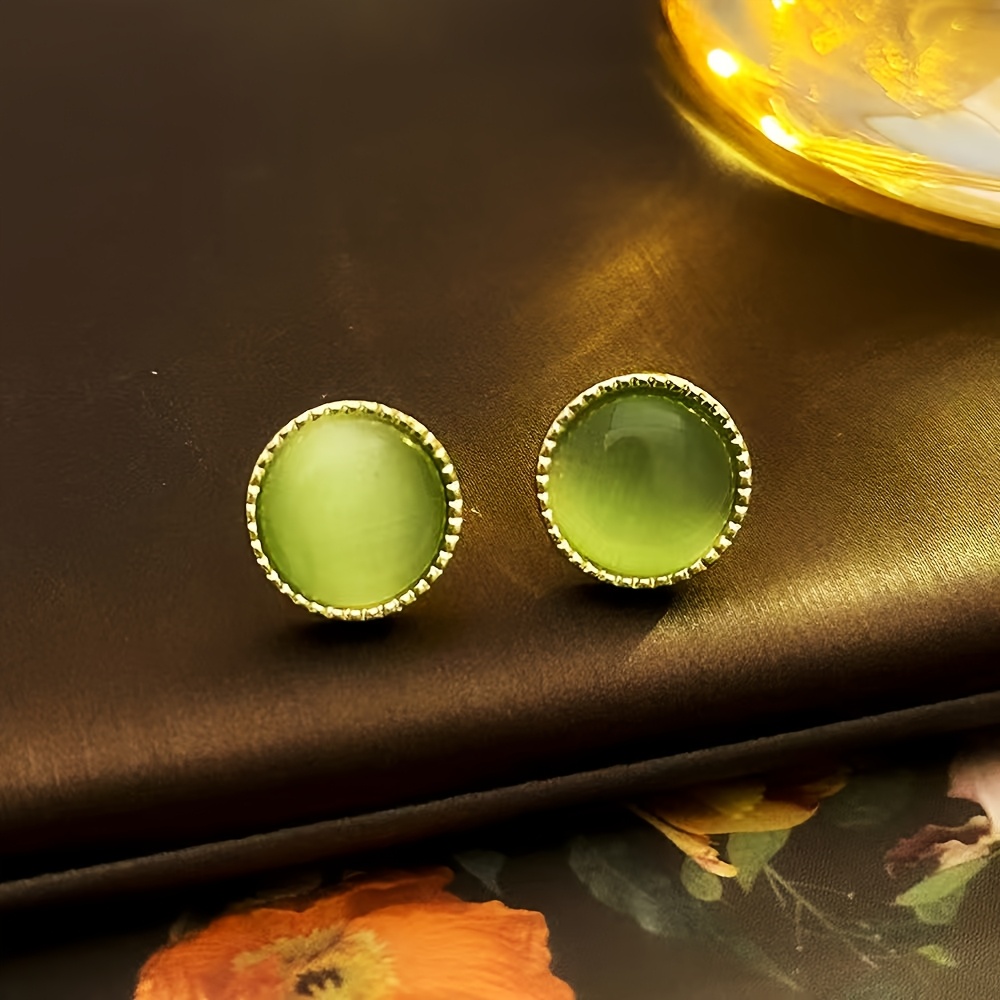 Image of 1 Pair Of Easy And Stylish Round Earrings -- Cute Round Clips -- No Piercing Needed -- For Mother's Day