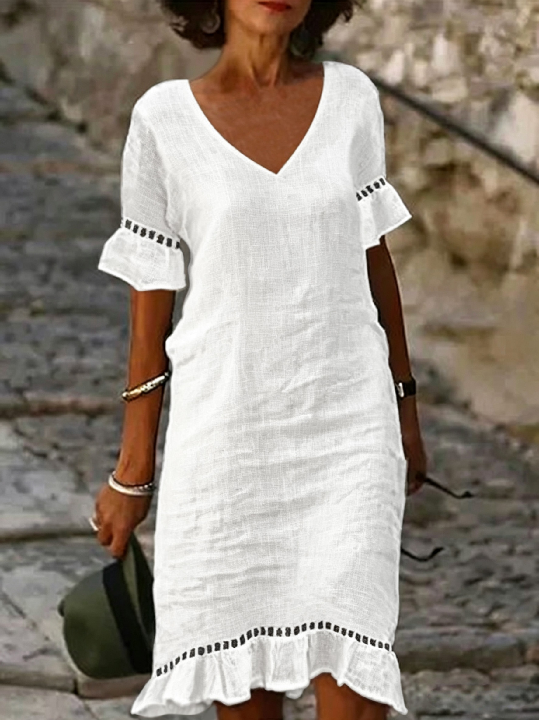 flutter sleeve maxi dresses Beige Floral Flutter Sleeve Maxi Dress - All Dresses main image 0