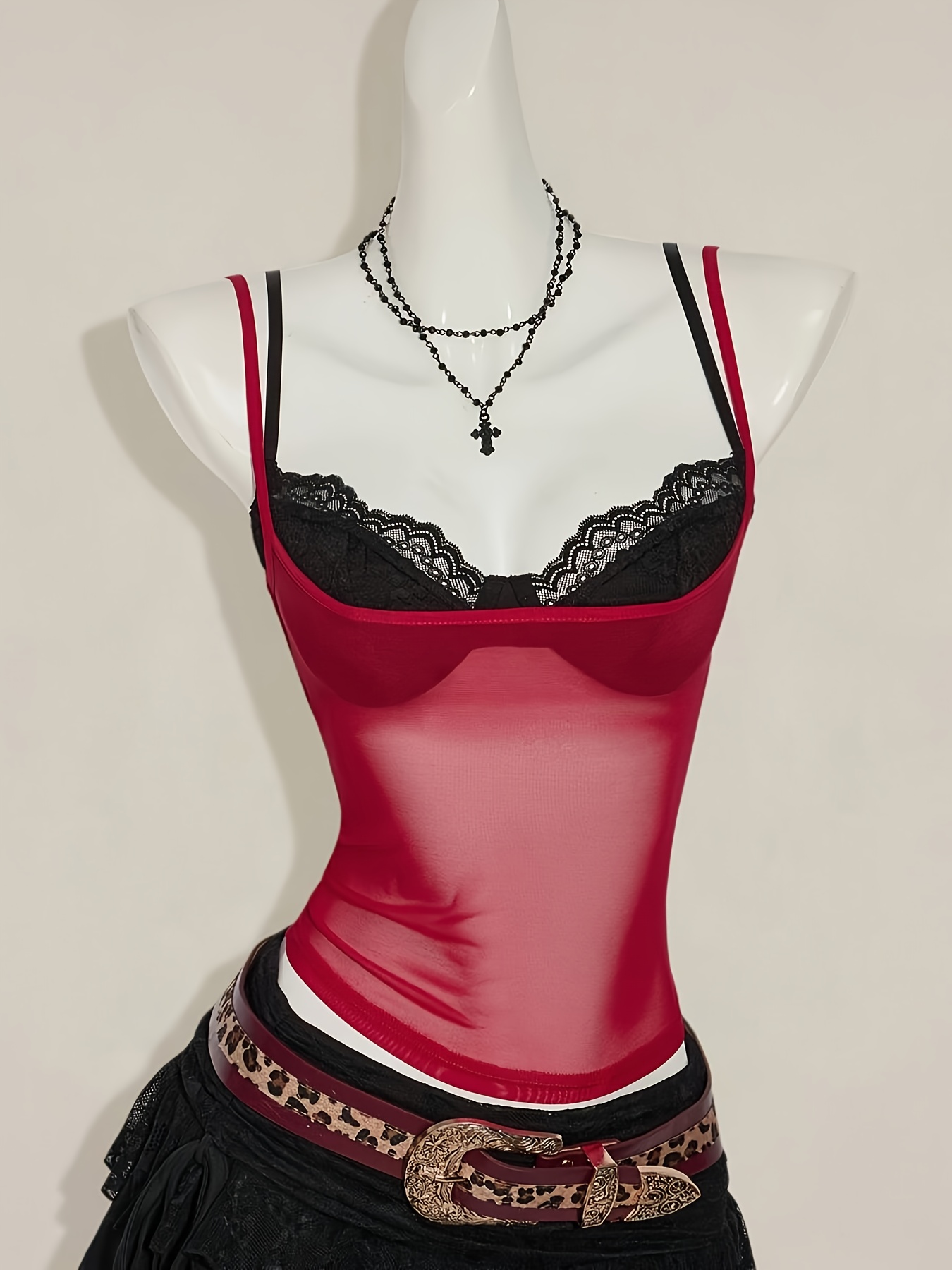 womens sleeveless camisole top no underwear included simple and stylish   spring summer inner or outer wear camisole top  