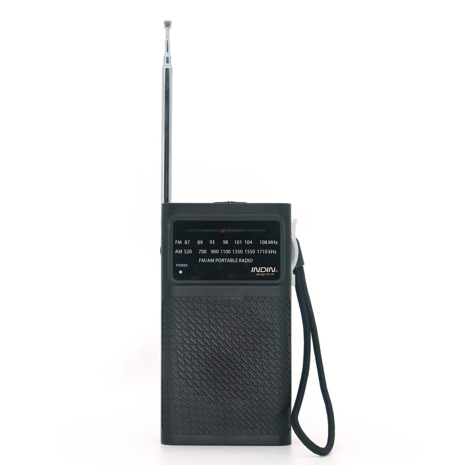Mini Radio Portable AM/FM à Piles - Vintage Retro Étanchéité Légère - Idéale Camping, Randonnée, Urgence
