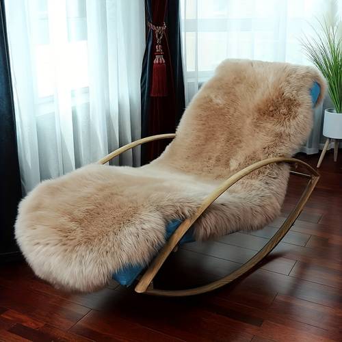 1pc home imitation wool premium chair cushion sofa cushion chair mat floor mat multi purpose autumn winter warm comfortable fluffy washable suitable for living room dining room office chair warm thick coverage integrated design