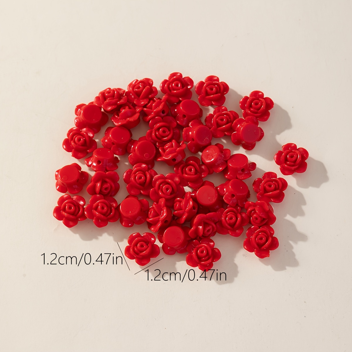 16/32pcs Rose Beaded Additions for Fashionable Boho Jewelry