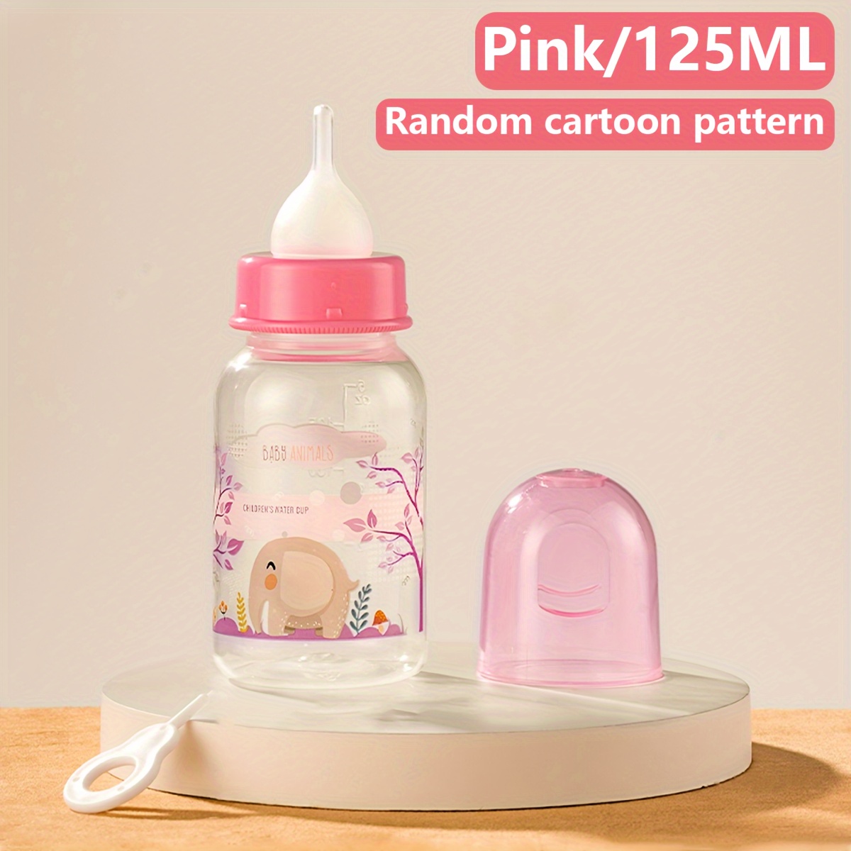 Image of Bottle For Kittens, Newborn Pets, Puppies - Special Feeding Bottle For Cats And Dogs, Nursing Bottle With , Cat Supplies (random Cartoon Pattern)