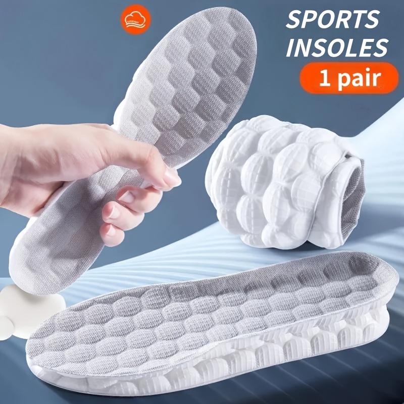 1 poros 4D minkšti patogūs sportiniai vidpadžiai, gerai sugeriantys prakaitą, labai elastingi, tinkami vyrams ir moterims, skirti ilgai stovintiems