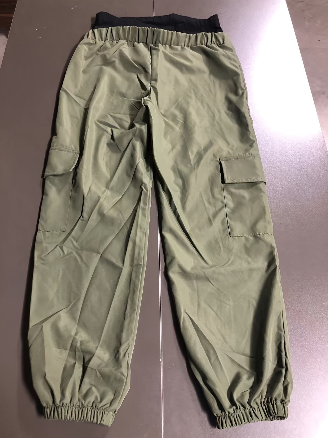 Pantalones de carga para embarazadas 0921 Cintura con cordón para el  de cintura media, pantalones cortos de color para mu