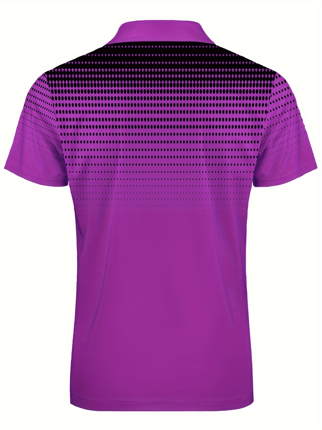 Men'S Plus Size Polo Shirt, Casual Golf Sports Polo with Polka Dot 3D Print, Short Sleeve, Knit Fabric, Slight Stretch, Regular Fit, All Season Lapel Collar, Polyester 95% Spandex 5% - 180g/m?