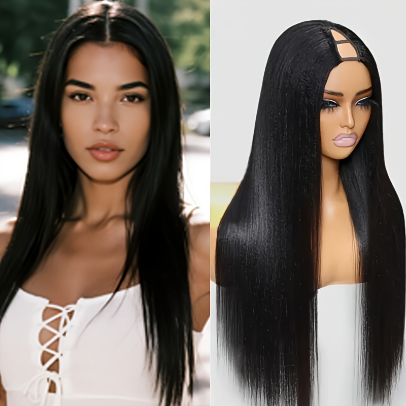 half wigs sold on Temu United States