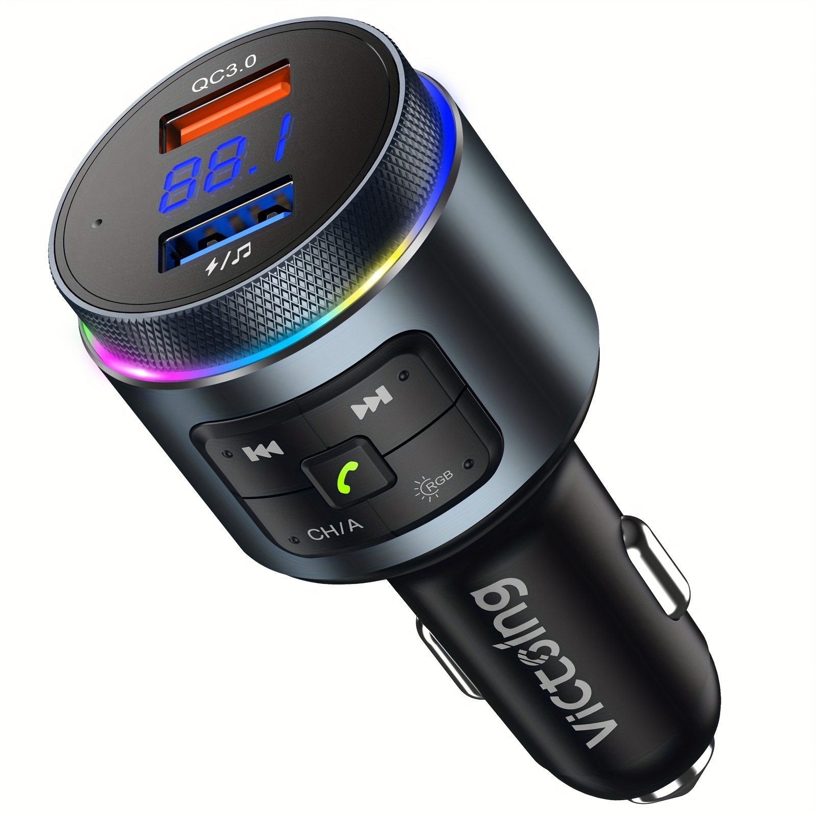 HiGi® T78 - Trasmettitore FM Accendisigari Lettore MP3 Car - Foto 4