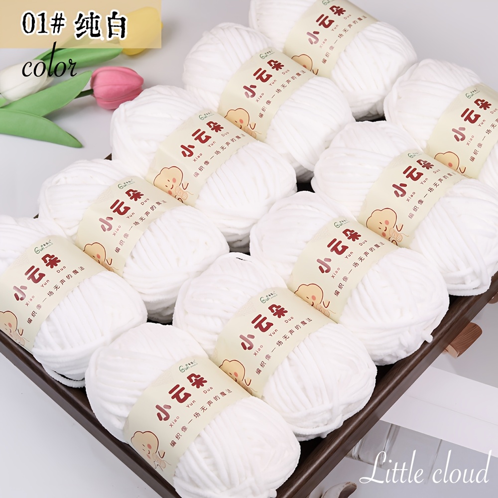 TEMU Luxury 10pcs Set 500g The Snow Neil 's Fine Yarn Is Thick And Fluffy, Smooth And , Suitable For Weaving Clothes, Sweaters, Hats, Shoes, Scarves,
