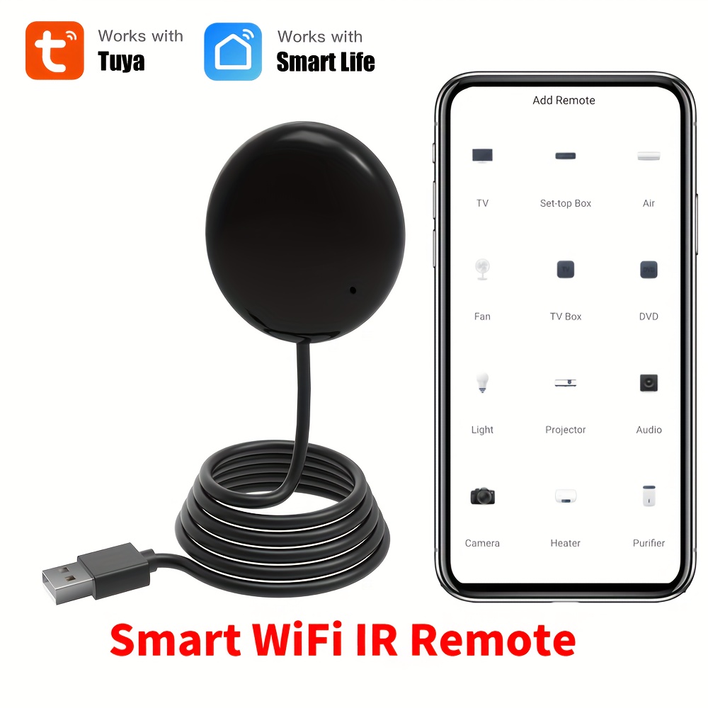 item picture   wifi   remote control infrared universal remote ir blaster control hub for smart     remote control for air conditioning   dvd   4ghz wifi onlycompatible with alexa google