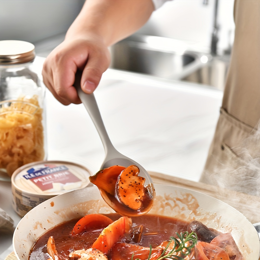 32pcs Set, Integrated Silicone Kitchen Utensil Set with Storage Bucket, Heat-Resistant Cooking Tools, Non-Stick Silicone Spatula And Spoon, Whisk, Food Tongs, Baking Tools, Oil Brush, Spoons, Measuring Cups, Kitchen Utensils, Kitchen Supplies