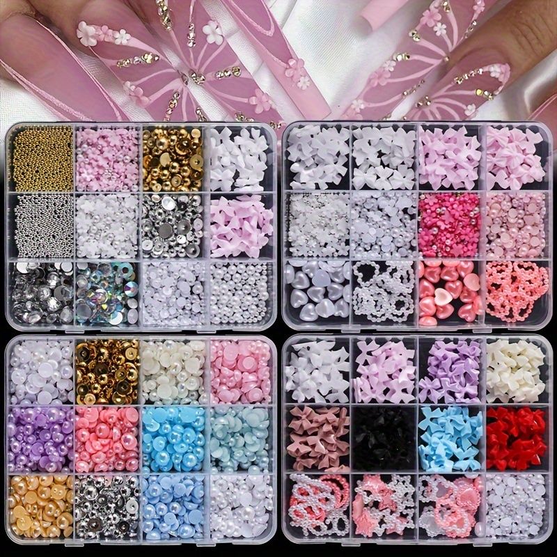 

500pcs 3d Art Kit Bows, & - Hypoallergenic Diy Embellishments For And