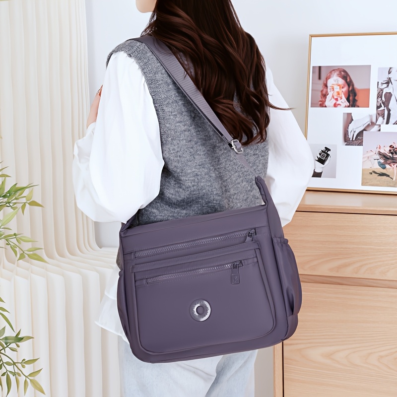 casual nylon womens shoulder bag multi layer multi pocket lightweight and practical travel womens crossbody   and portable high quality womens handbag suitable for gifts commuting daily   vacations etc Product details 8