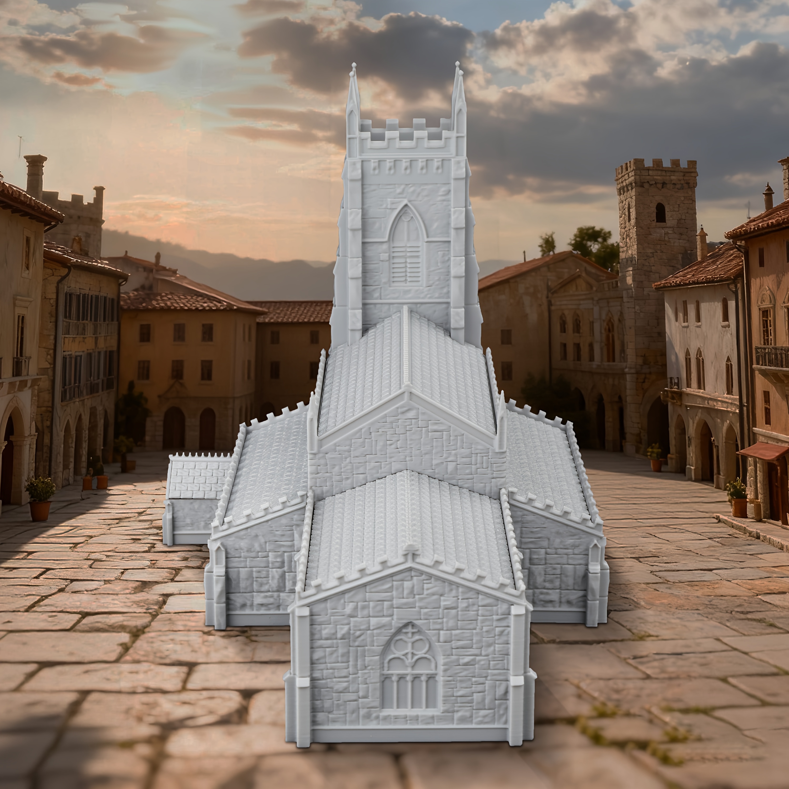 Gothic Cathedral Model Kit for Tabletop Games
