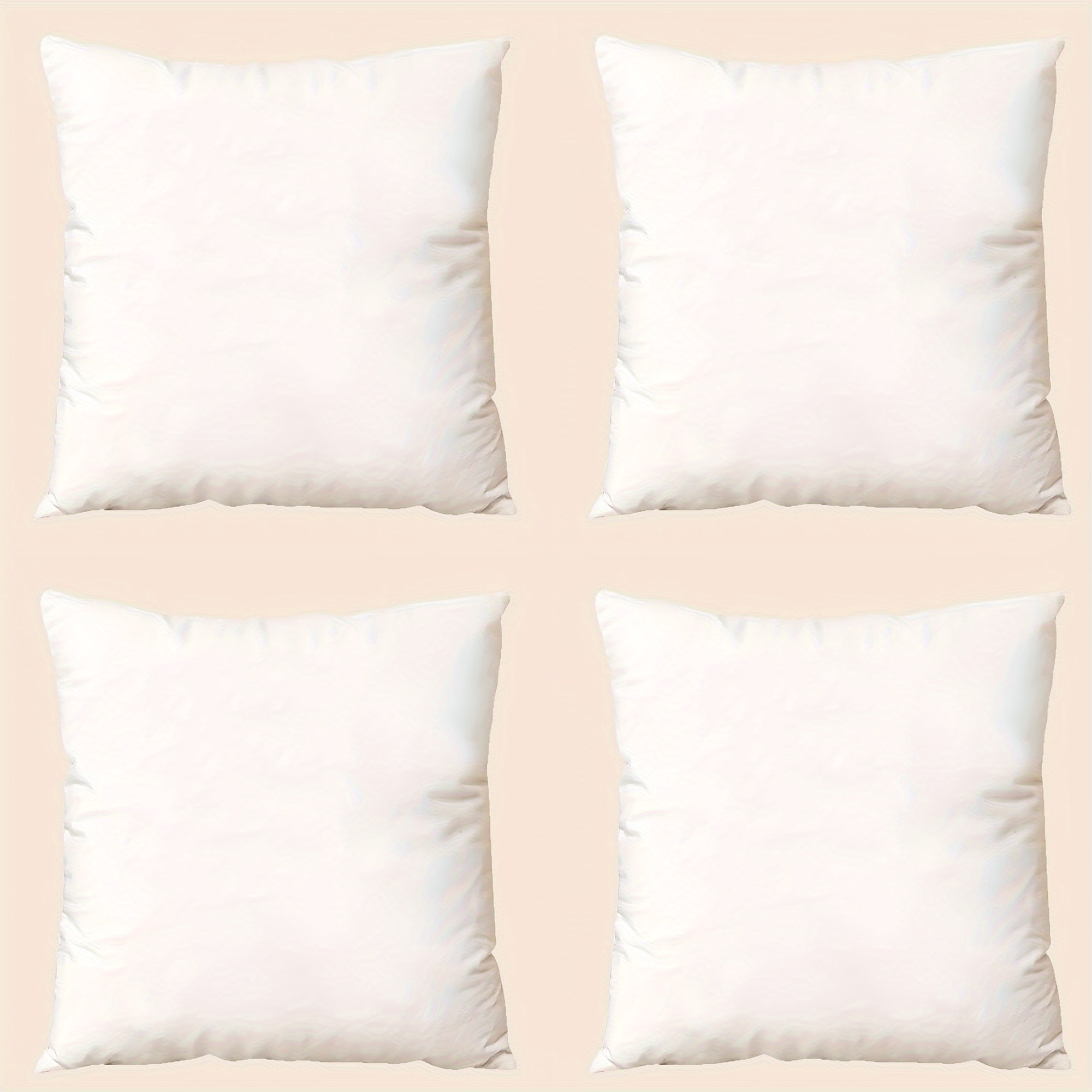 

4 housses de coussin , housses de coussin carrées en tissé, imprimé lavable uniquement, polyvalentes , à coucher et le canapé - Aucun