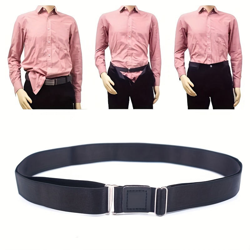 

Shirt Stays Adjustable Elastic Non-slip Artifact Fixed Waist Belt, Business Adjustable Invisible Belt, Shirt Elastic Waist Belt