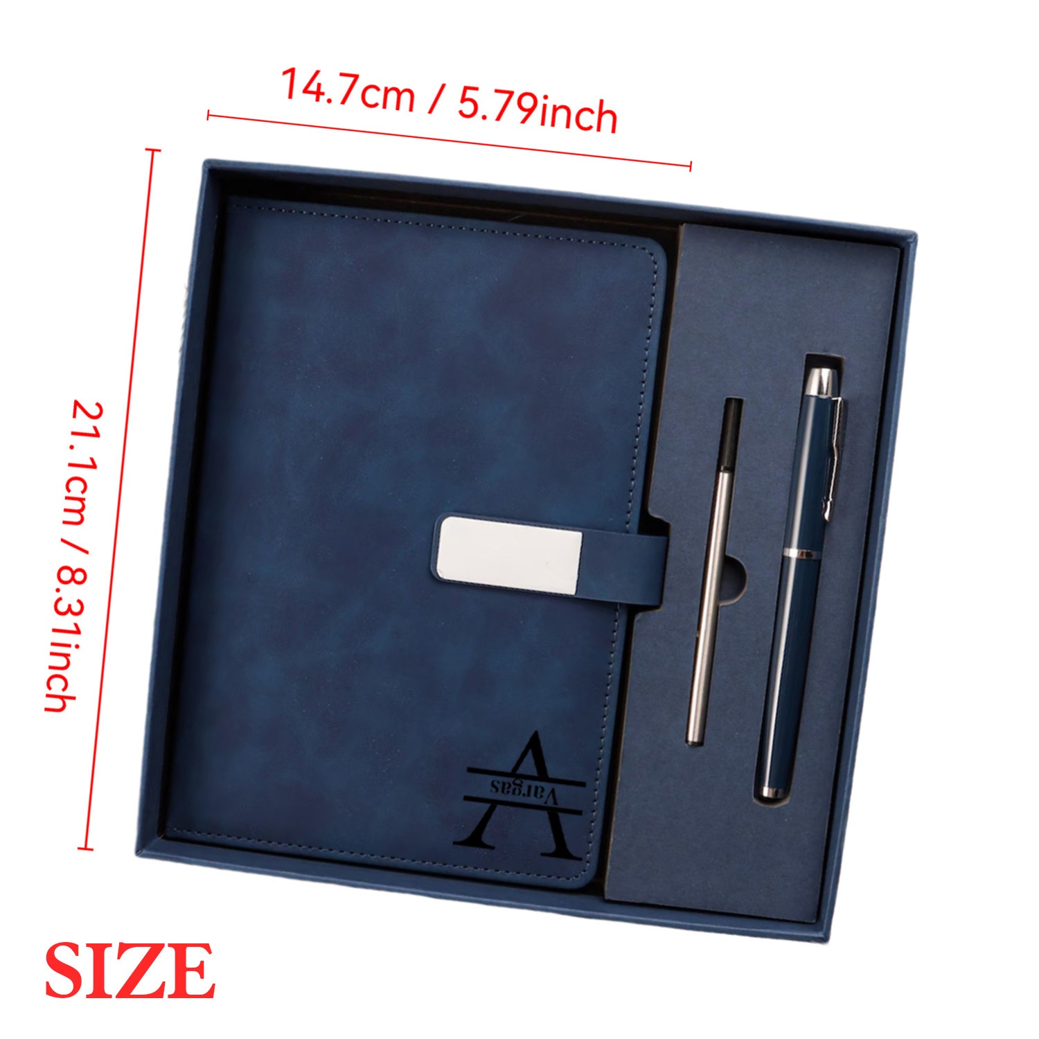 1set High End Custom A5 Notebook Set PU Vintage Cover With Engraved Pen Back To School School Gift Halloween Thanksgiving Christmas Best Gift