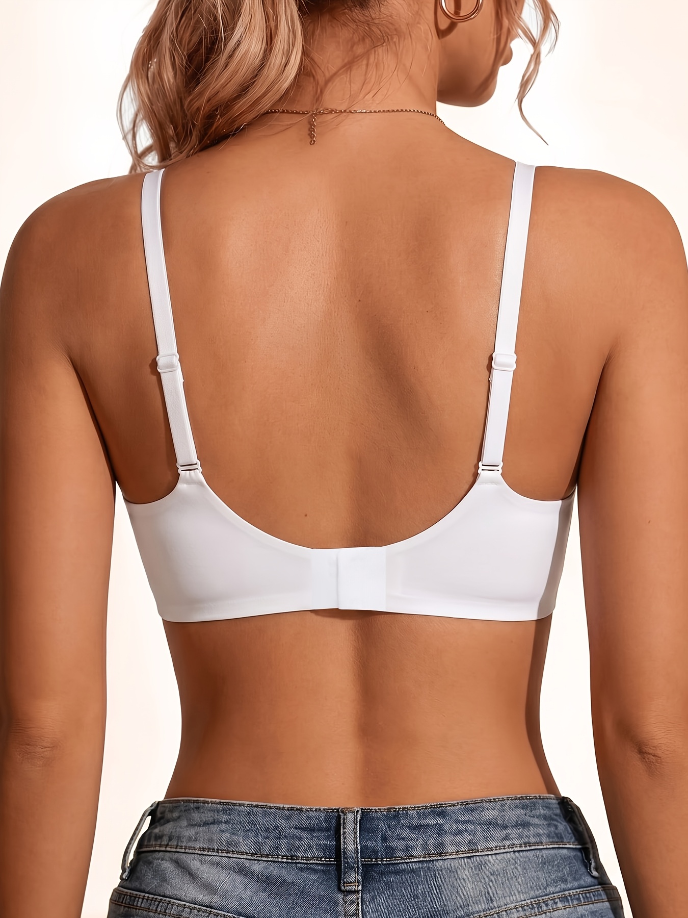 Skin-Friendly Breathable Women's Plus Size Wire-Free Casual Bra