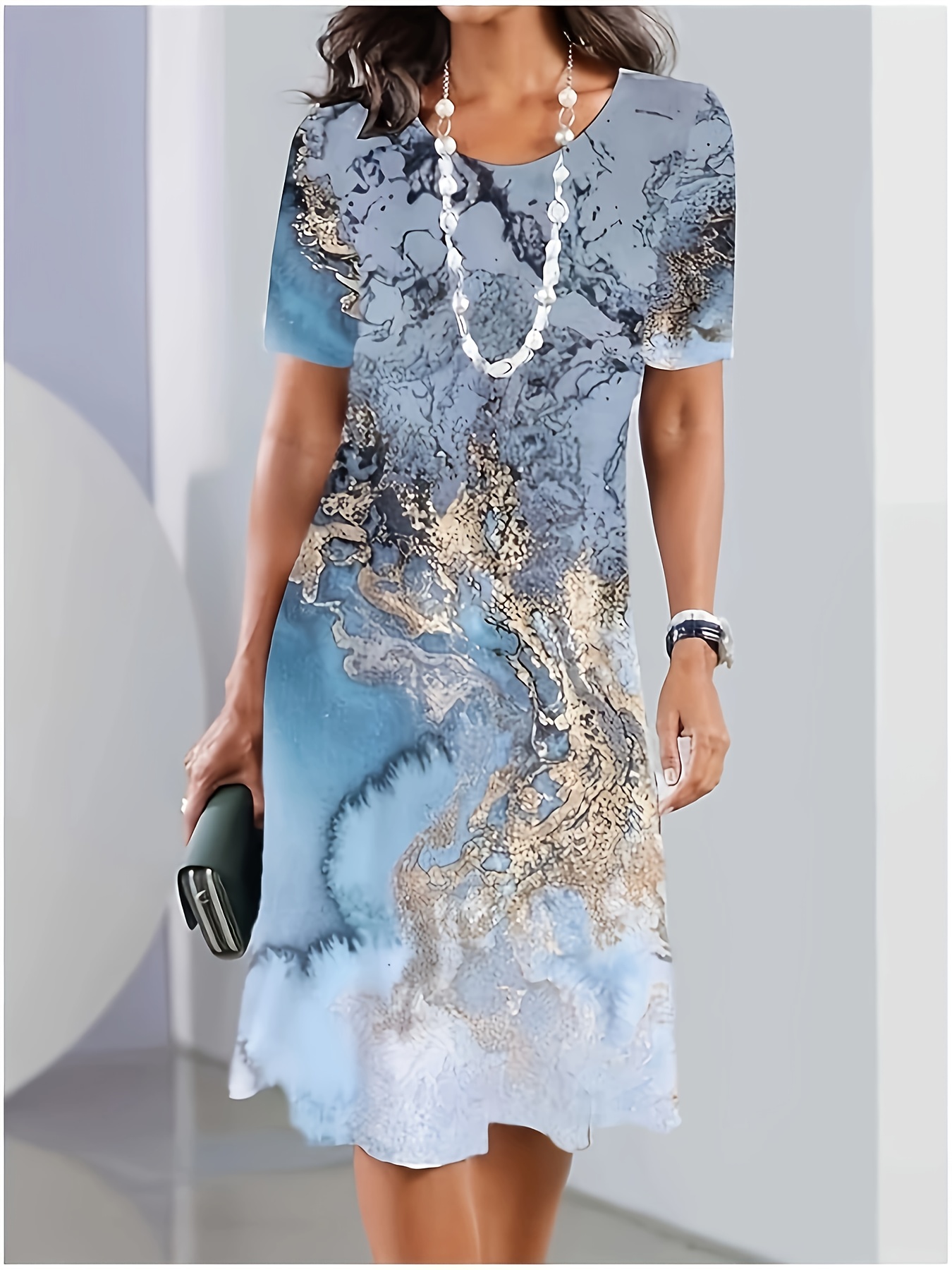 women short sleeve dresses sold on Temu United States